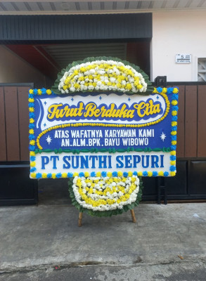 Papan Bunga Duka di Nimboran